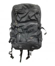 ASSOV（アッソブ）の古着「CORDURA DOBBY 305D ROUND ZIP BACK PACK」｜ブラック