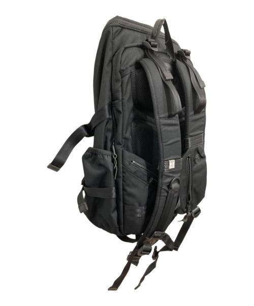 ASSOV（アッソブ）assov (アッソブ) CORDURA DOBBY 305D ROUND ZIP BACK PACK ブラックの古着・服飾アイテム