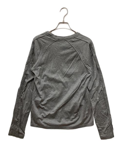 DIOR HOMME（ディオール オム）Dior Homme (ディオール オム) BEE刺繍カットソー グレー サイズ:XSの古着・服飾アイテム