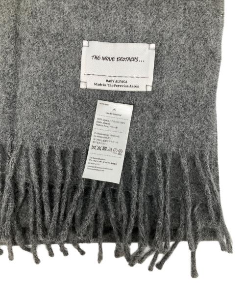 the inove brothers（ザ・イノウエブラザーズ）the inove brothers (ザ・イノウエブラザーズ) ウールマフラー グレーの古着・服飾アイテム
