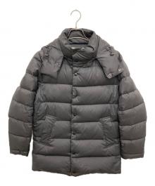 TOMORROW LAND（トゥモローランド）の古着「DICROS DEW フーデッド ダウンコート」｜ブラック