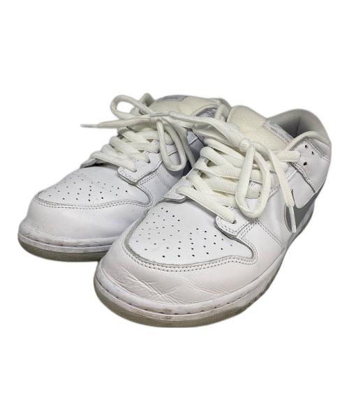 NIKE（ナイキ）NIKE (ナイキ) Supreme (シュプリーム) SB Dunk Low ホワイト サイズ:28.5の古着・服飾アイテム