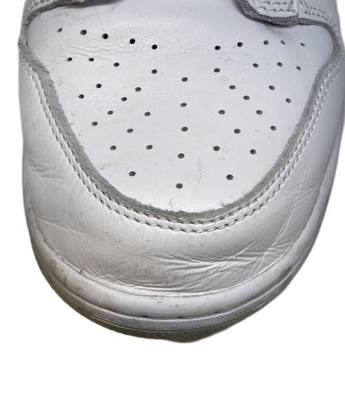 NIKE（ナイキ）NIKE (ナイキ) Supreme (シュプリーム) SB Dunk Low ホワイト サイズ:28.5の古着・服飾アイテム