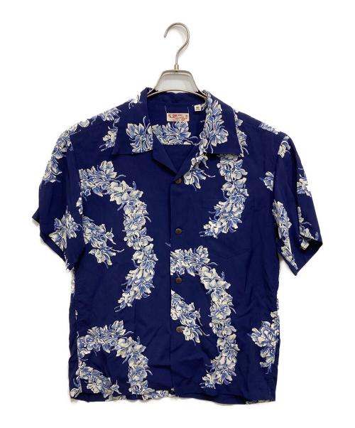Sun Surf（サンサーフ）Sun Surf (サンサーフ) HINOYA EXCLUSIVE S/S RAYON HAWAIIAN SHIRT ネイビー サイズ:Mの古着・服飾アイテム