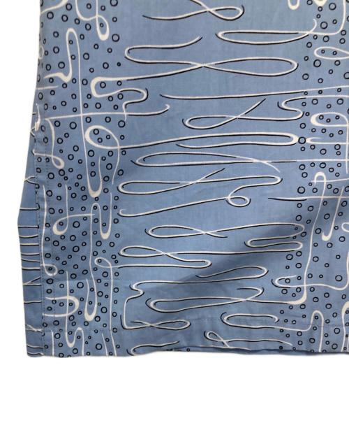 Dry Bones（ドライボーンズ）Dry bones (ドライボーンズ) BUBBBLE S/S Open Shirt スカイブルー サイズ:Mの古着・服飾アイテム