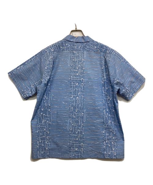 Dry Bones（ドライボーンズ）Dry bones (ドライボーンズ) BUBBBLE S/S Open Shirt スカイブルー サイズ:Mの古着・服飾アイテム