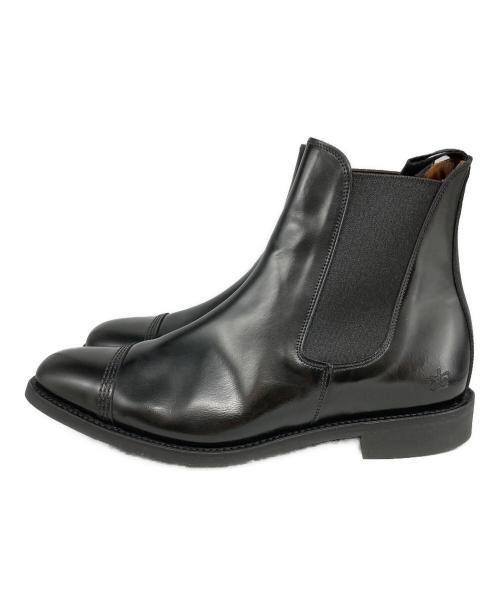 SANDERS（サンダース）SANDERS (サンダース) Military Chelsea Boot ブラック サイズ:8の古着・服飾アイテム