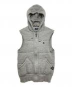 POLO RALPH LAURENポロ・ラルフローレン）の古着「中綿ベスト」｜グレー