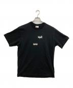 SUPREME×COMME des GARCONS SHIRTシュプリーム×コムデギャルソンシャツ）の古着「Split Box Logo Tee」｜ブラック
