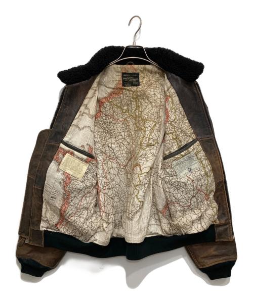 AVIREX（アヴィレックス）AVIREX (アヴィレックス) G-1ジャケット ブラウン サイズ:Lの古着・服飾アイテム