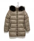 DUVETICAデュベティカ）の古着「Kappa ファーダウンコート」｜ブラウン