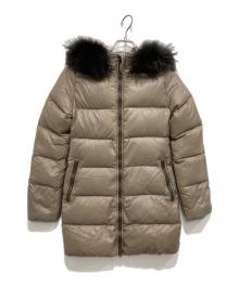 DUVETICA（デュベティカ）の古着「Kappa ファーダウンコート」｜ブラウン