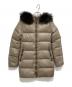 DUVETICA（デュベティカ）の古着「Kappa ファーダウンコート」｜ブラウン