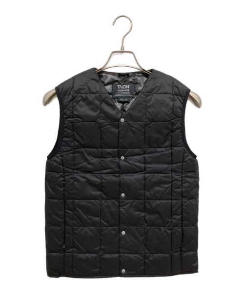 TAION（タイオン）TAION (タイオン) ダウンベスト ブラック サイズ:XSの古着・服飾アイテム