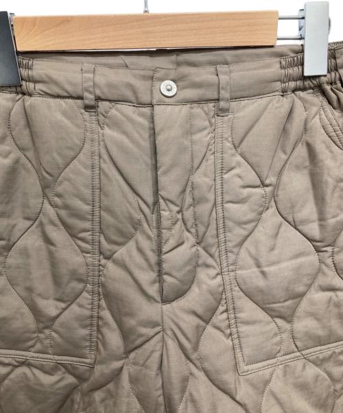 TAION（タイオン）TAION (タイオン) ミリタリーワイドダウンパンツ ベージュ サイズ:Sの古着・服飾アイテム