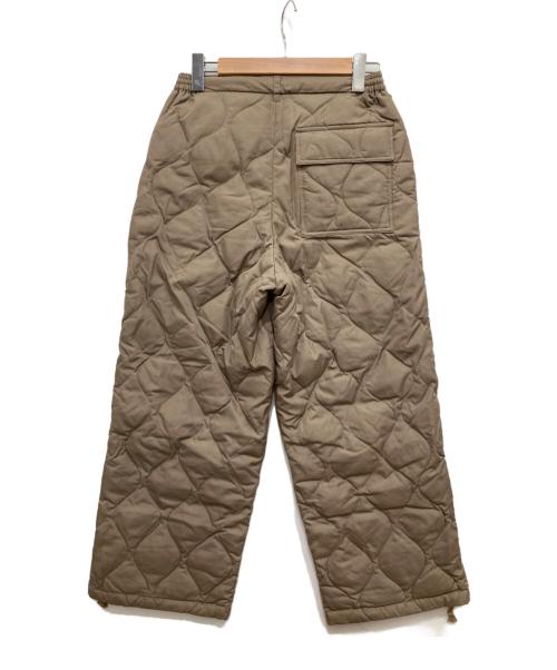 TAION（タイオン）TAION (タイオン) ミリタリーワイドダウンパンツ ベージュ サイズ:Sの古着・服飾アイテム