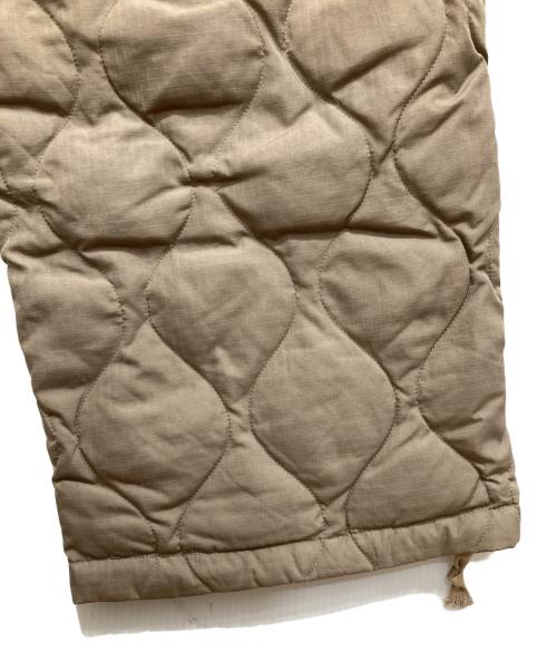 TAION（タイオン）TAION (タイオン) ミリタリーワイドダウンパンツ ベージュ サイズ:Sの古着・服飾アイテム