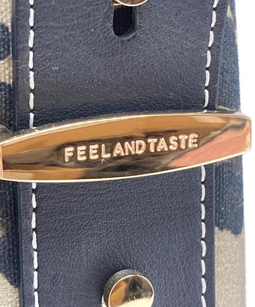 FEEL AND TASTE（フィールアンドテイスト）FEEL AND TASTE (フィールアンドテイスト) ワンハンドルバッグ カーキ×ブラックの古着・服飾アイテム