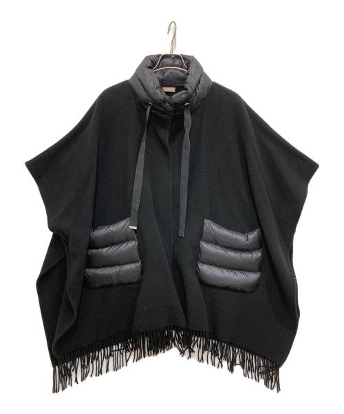 HERNO（ヘルノ）HERNO (ヘルノ) ウルトラライトポンチョ ブラック サイズ:Fの古着・服飾アイテム