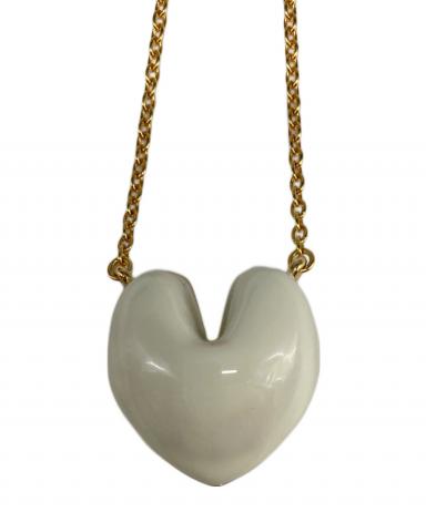 中古・古着通販】chieko + (チエコプラス) heart necklace ゴールド