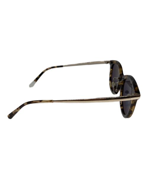 BLANC（ブラン）BLANC (ブラン) サングラス ブラック×ブラウン サイズ:48□20-145の古着・服飾アイテム