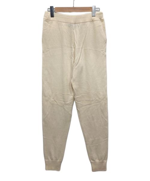 RALPH LAUREN（ラルフローレン）RALPH LAUREN (ラルフローレン) カシミヤニットパンツ ホワイト サイズ:Sの古着・服飾アイテム