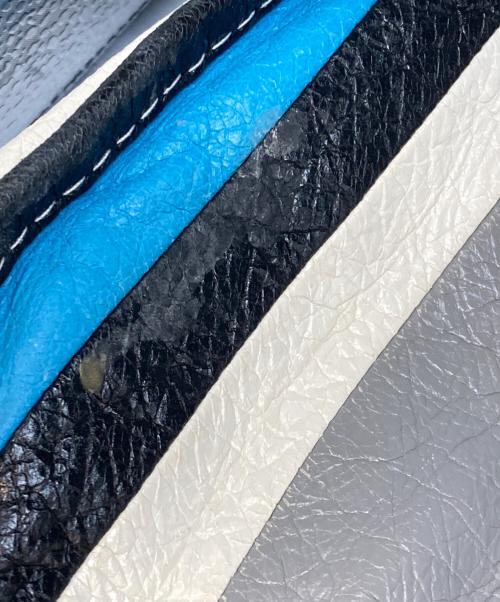 BALENCIAGA（バレンシアガ）BALENCIAGA (バレンシアガ) Bazar Shopper Tote Bag ブルー×ホワイトの古着・服飾アイテム