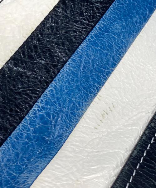 BALENCIAGA（バレンシアガ）BALENCIAGA (バレンシアガ) Bazar Shopper Tote Bag ブルー×ホワイトの古着・服飾アイテム