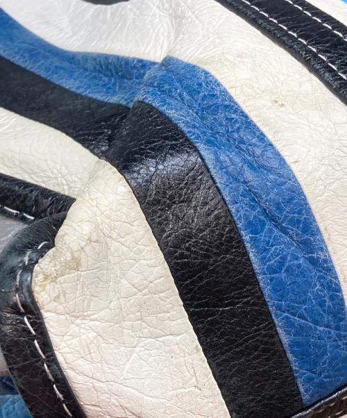 BALENCIAGA（バレンシアガ）BALENCIAGA (バレンシアガ) Bazar Shopper Tote Bag ブルー×ホワイトの古着・服飾アイテム