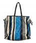 BALENCIAGA (バレンシアガ) Bazar Shopper Tote Bag ブルー×ホワイト：18000円