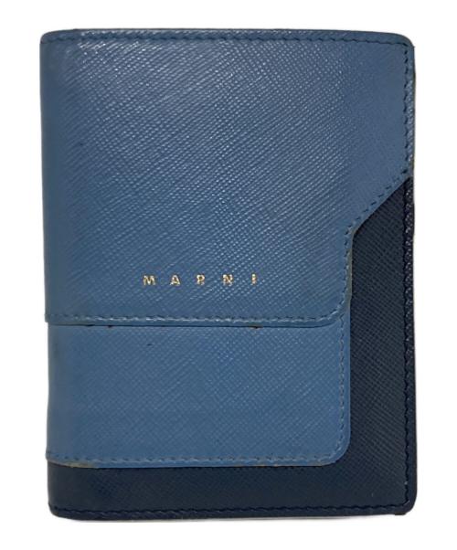 MARNI（マルニ）MARNI (マルニ) バイフォールドウォレット スカイブルーの古着・服飾アイテム