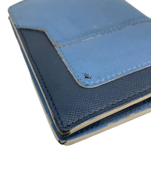 MARNI（マルニ）MARNI (マルニ) バイフォールドウォレット スカイブルーの古着・服飾アイテム
