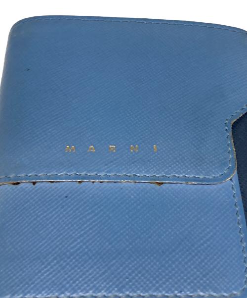 MARNI（マルニ）MARNI (マルニ) バイフォールドウォレット スカイブルーの古着・服飾アイテム