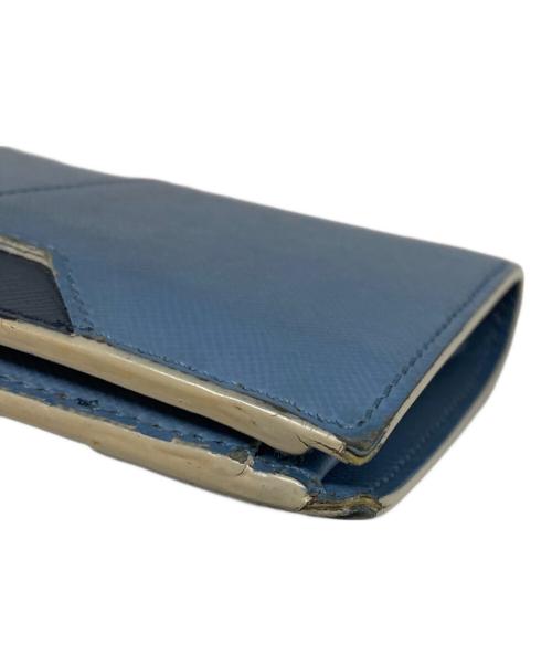 MARNI（マルニ）MARNI (マルニ) バイフォールドウォレット スカイブルーの古着・服飾アイテム