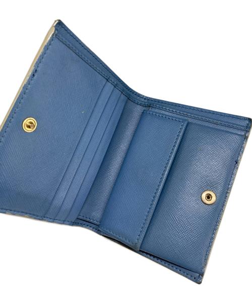 MARNI（マルニ）MARNI (マルニ) バイフォールドウォレット スカイブルーの古着・服飾アイテム