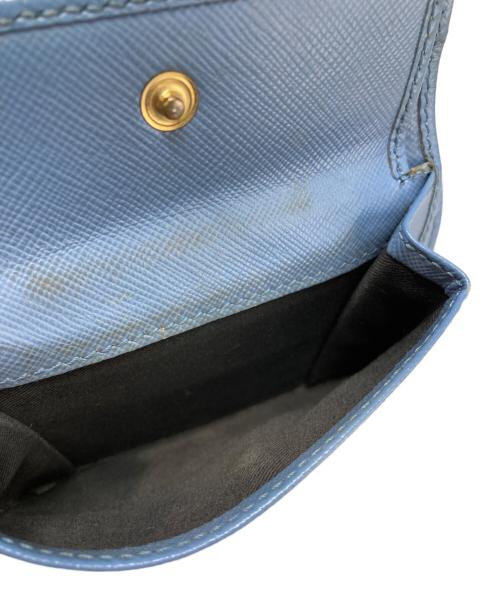 MARNI（マルニ）MARNI (マルニ) バイフォールドウォレット スカイブルーの古着・服飾アイテム