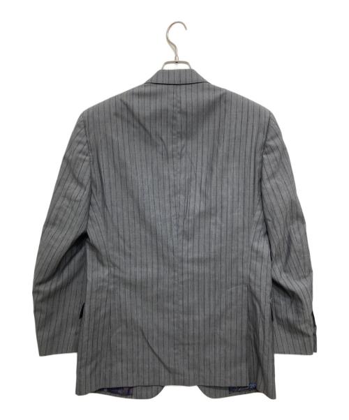 ETRO（エトロ）ETRO (エトロ) セットアップスーツ グレー×ブルー サイズ:50の古着・服飾アイテム