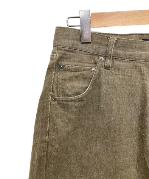 HUF（ハフ）HUF (ハフ) デニムパンツ カーキ サイズ:W30の古着・服飾アイテム