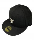 New Era×FOG ESSENTIALSニューエラ×フィアオブゴッド エッセンシャル）の古着「キャップ」｜ブラック