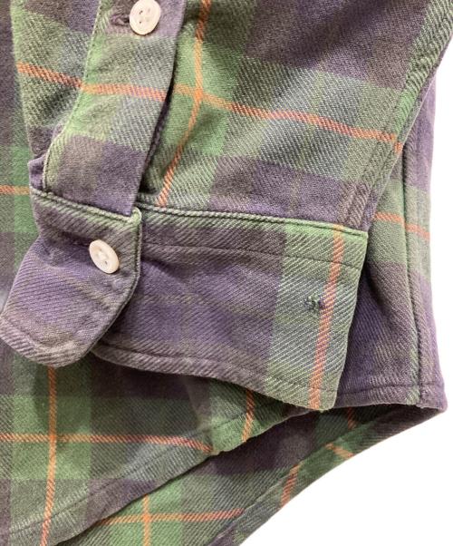 RALPH LAUREN（ラルフローレン）RALPH LAUREN (ラルフローレン) チェックBDシャツ ネイビー×グリーン サイズ:Lの古着・服飾アイテム