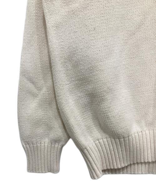 POLO RALPH LAUREN（ポロ・ラルフローレン）POLO RALPH LAUREN (ポロ・ラルフローレン) Vネックニット ホワイト サイズ:Mの古着・服飾アイテム