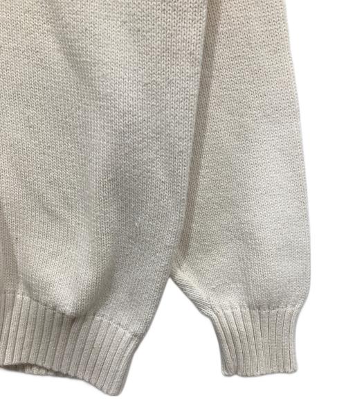 POLO RALPH LAUREN（ポロ・ラルフローレン）POLO RALPH LAUREN (ポロ・ラルフローレン) Vネックニット ホワイト サイズ:Mの古着・服飾アイテム