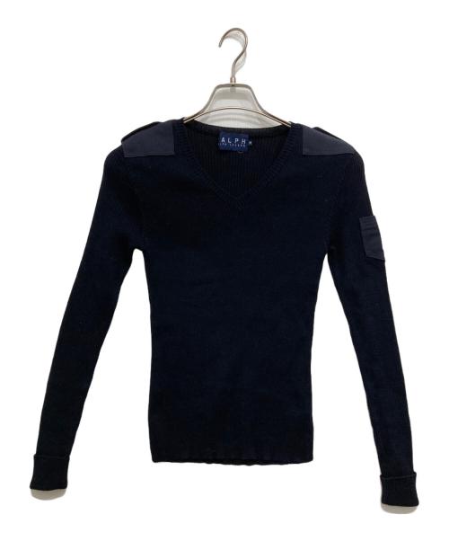 POLO RALPH LAUREN（ポロ・ラルフローレン）POLO RALPH LAUREN (ポロ・ラルフローレン) コマンドセーター ネイビー サイズ:Mの古着・服飾アイテム