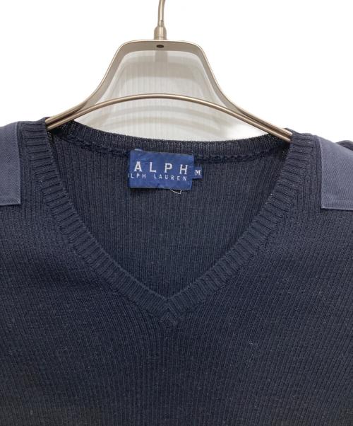 POLO RALPH LAUREN（ポロ・ラルフローレン）POLO RALPH LAUREN (ポロ・ラルフローレン) コマンドセーター ネイビー サイズ:Mの古着・服飾アイテム