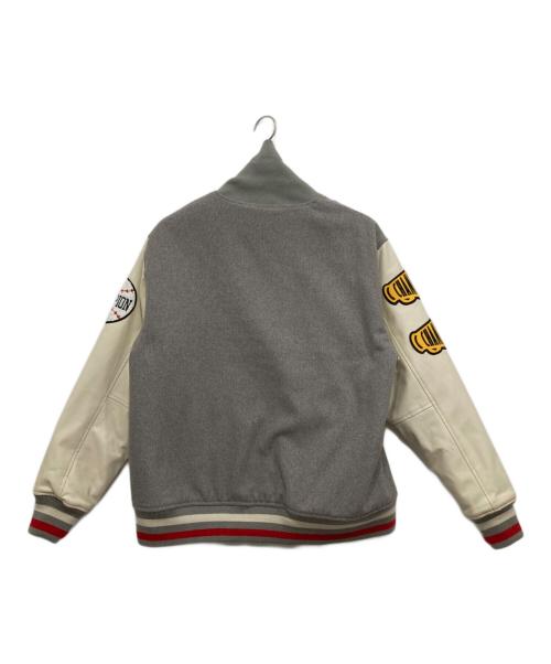 Champion（チャンピオン）Champion (チャンピオン) ヴァーシティジャケット グレー サイズ:Mの古着・服飾アイテム