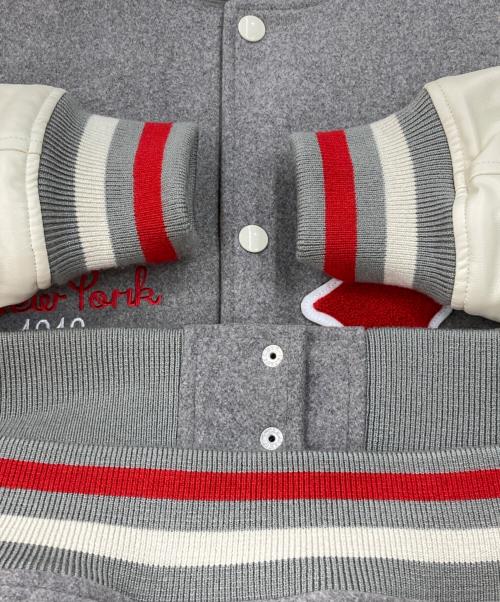 Champion（チャンピオン）Champion (チャンピオン) ヴァーシティジャケット グレー サイズ:Mの古着・服飾アイテム