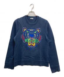 KENZO（ケンゾー）の古着「タイガー刺繍スウェット」｜ネイビー