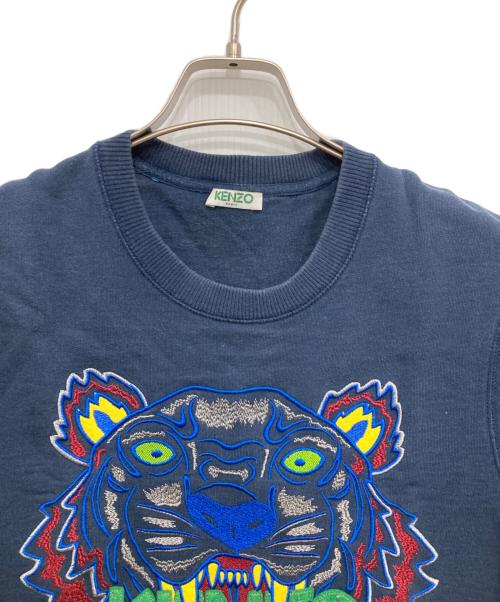 KENZO（ケンゾー）KENZO (ケンゾー) タイガー刺繍スウェット ネイビー サイズ:S相当の古着・服飾アイテム