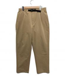 GOLDWIN（ゴールドウイン）の古着「One Tuck Tapered Stretch Pants」｜ベージュ