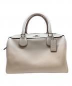 COACHコーチ）の古着「2WAYミニボストンバッグ」｜ホワイト